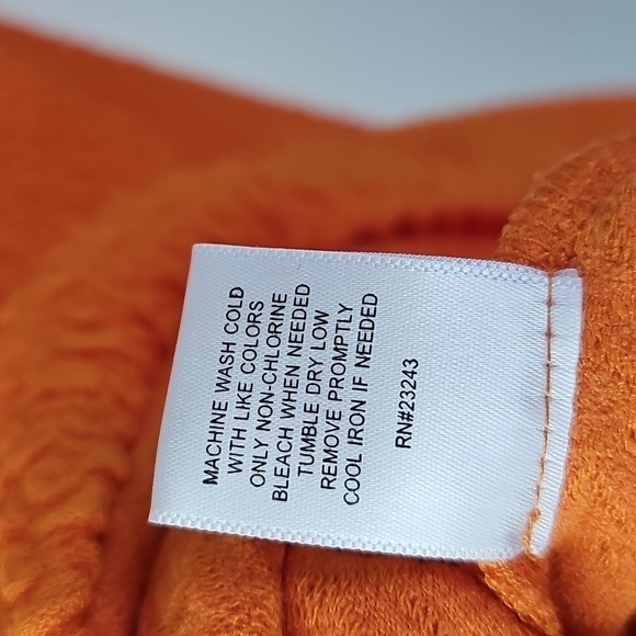 Gabrielle Union Orange Puckered Stretchy Bodycon Midi Skirt Sz: XL - Picture 5 of 6